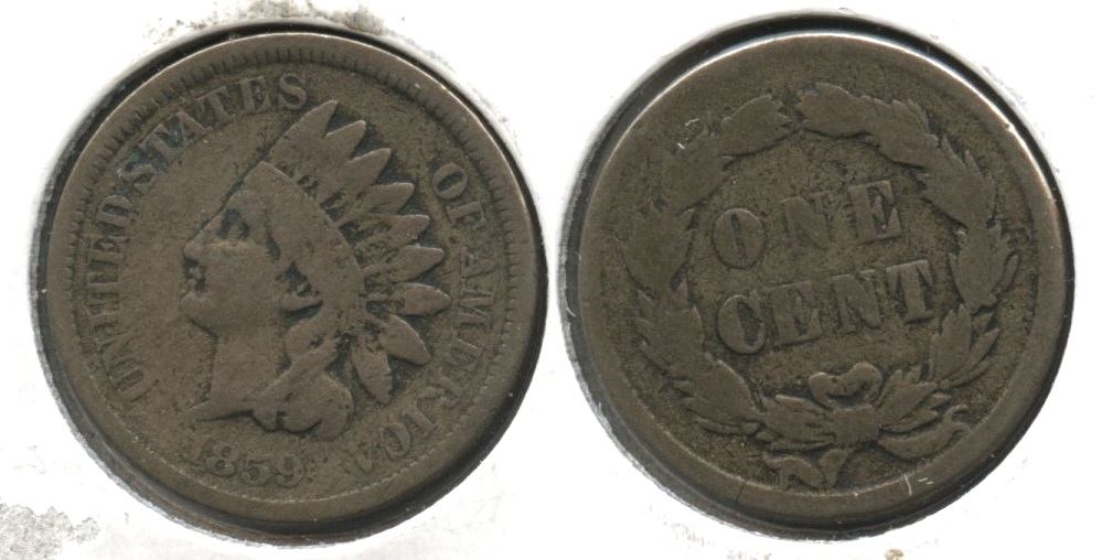 1859 Indian Head Cent VG-8 #ae