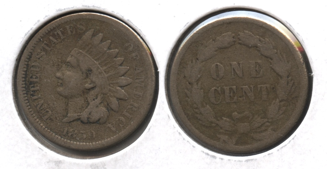 1859 Indian Head Cent VG-8 #y