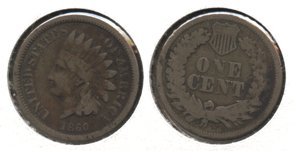 1860 Indian Head Cent Good-4 #bb