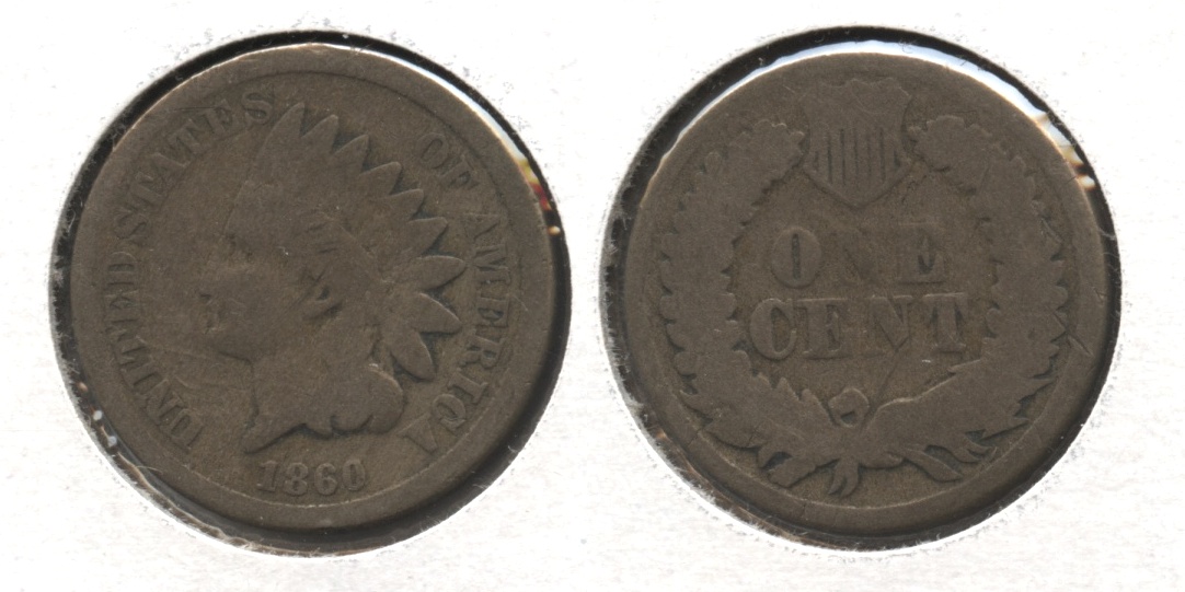 1860 Indian Head Cent Good-4 #bc