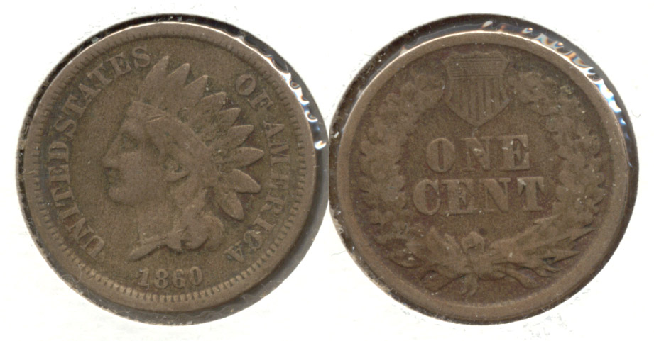 1860 Indian Head Cent VG-8 e