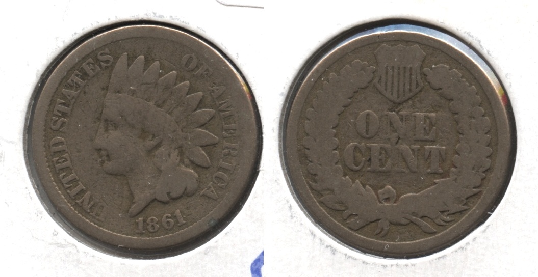 1861 Indian Head Cent Good-4 #ac