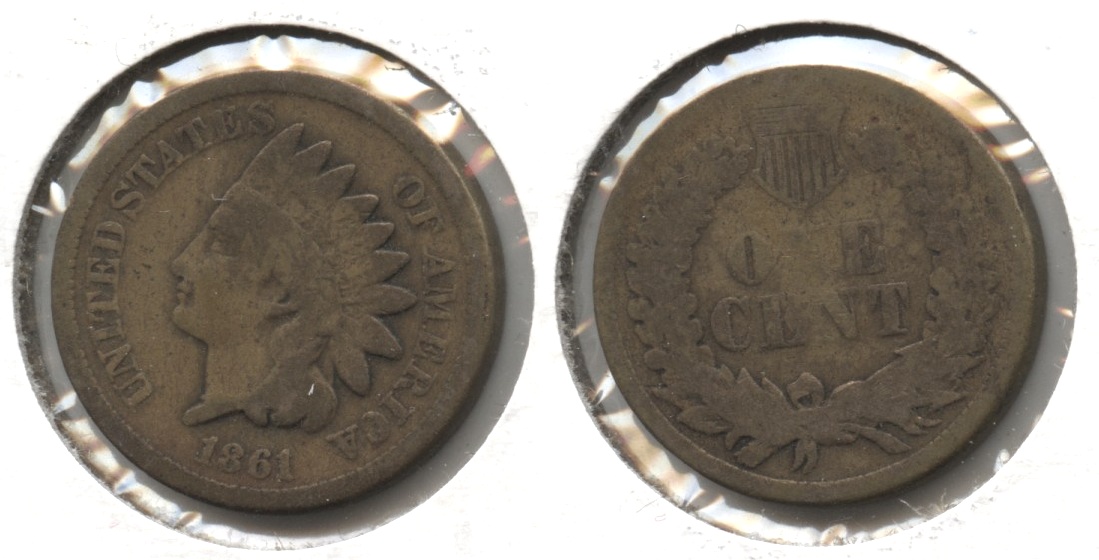1861 Indian Head Cent Good-4 #y