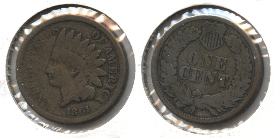1861 Indian Head Cent Good-4 #z