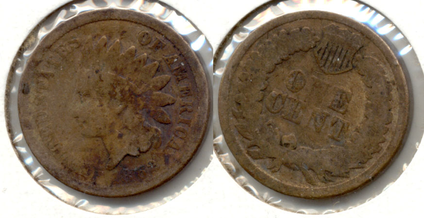 1862 Indian Head Cent AG-3 b
