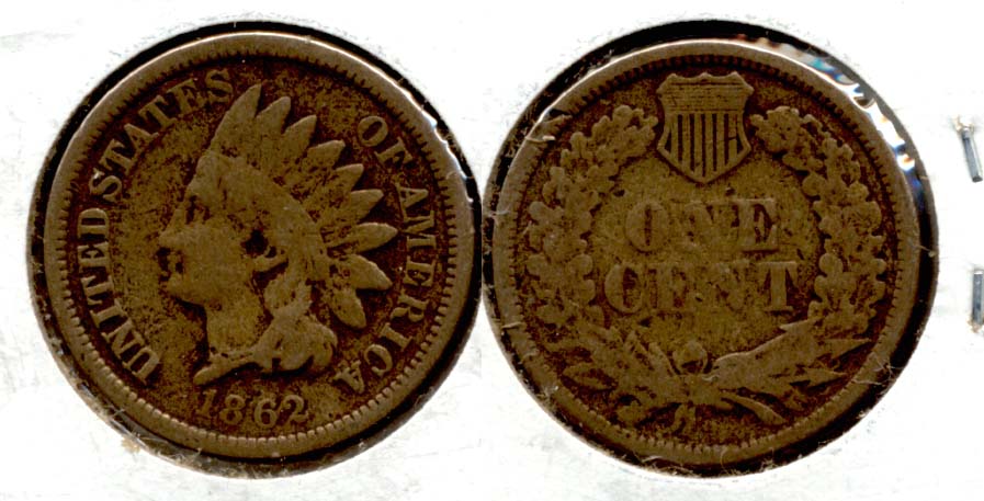 1862 Indian Head Cent G-4 ai