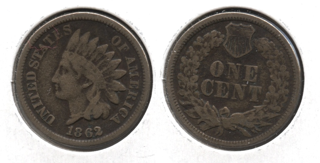 1862 Indian Head Cent G-4 #bn