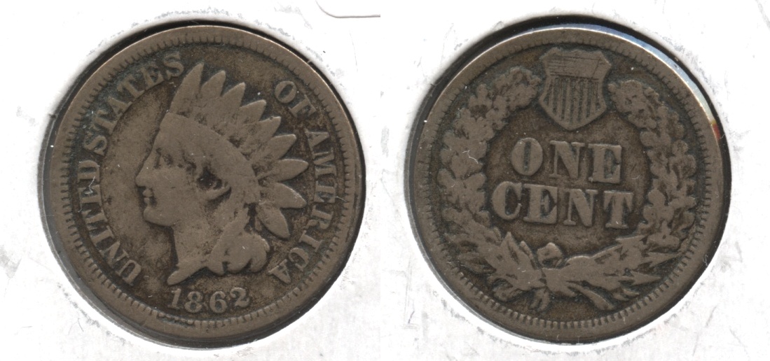 1862 Indian Head Cent G-4 #bo