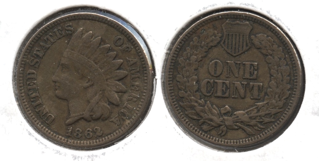 1862 Indian Head Cent VF-20 #i