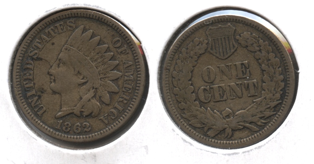 1862 Indian Head Cent VF-20 #p