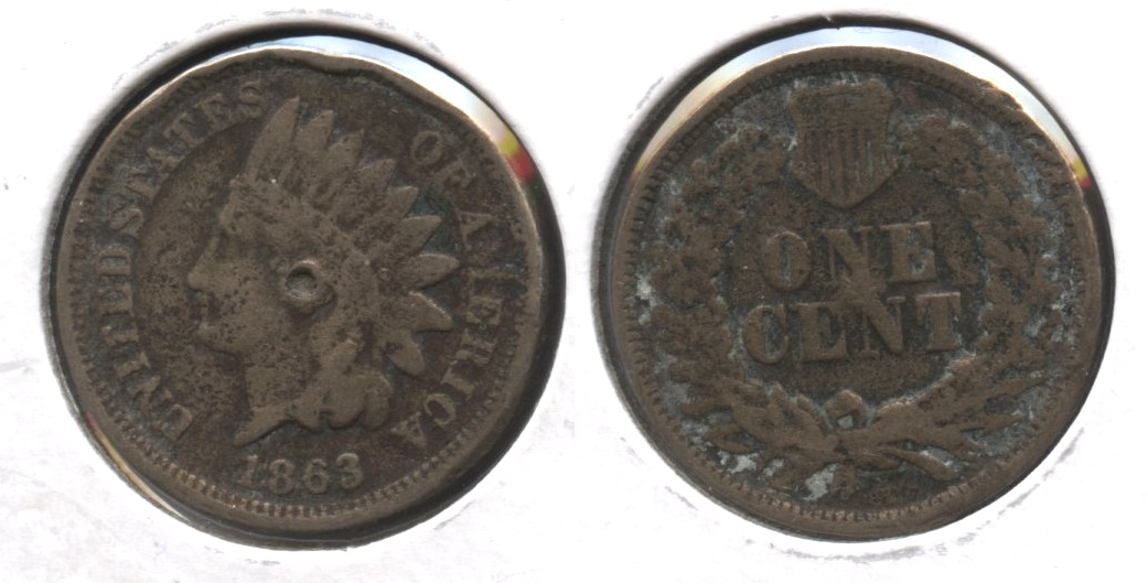 1863 Indian Head Cent Filler