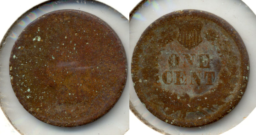 1864 Bronze Indian Head Cent AG-3 q Rough