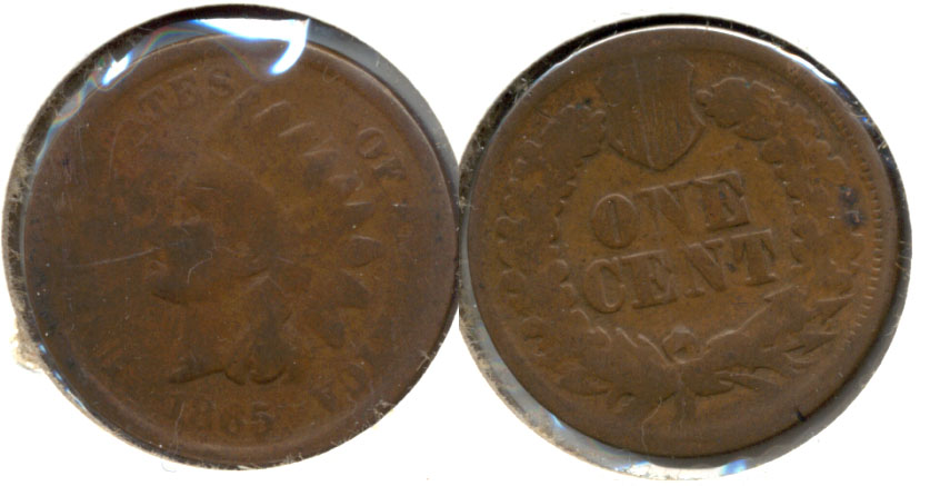1865 Indian Head Cent AG-3 c