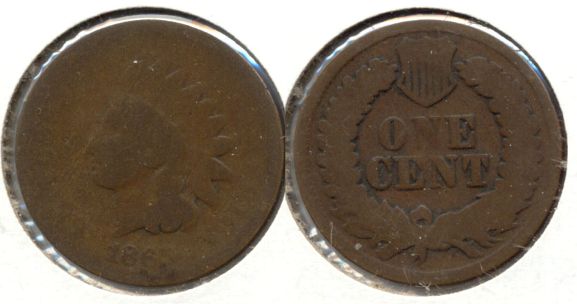 1865 Indian Head Cent AG-3 n