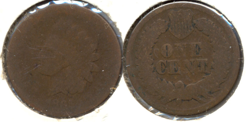 1865 Indian Head Cent Fair-2 d