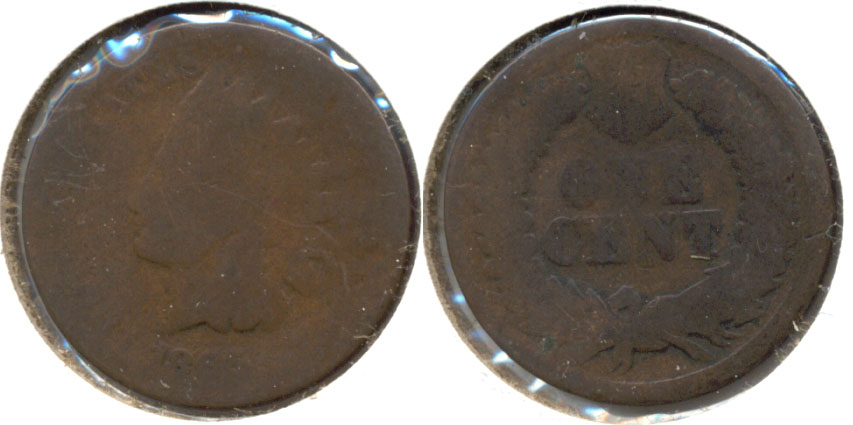 1865 Indian Head Cent Fair-2 e