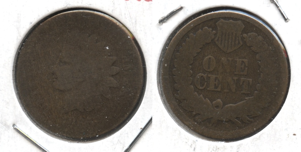 1865 Indian Head Cent Fair-2 #g