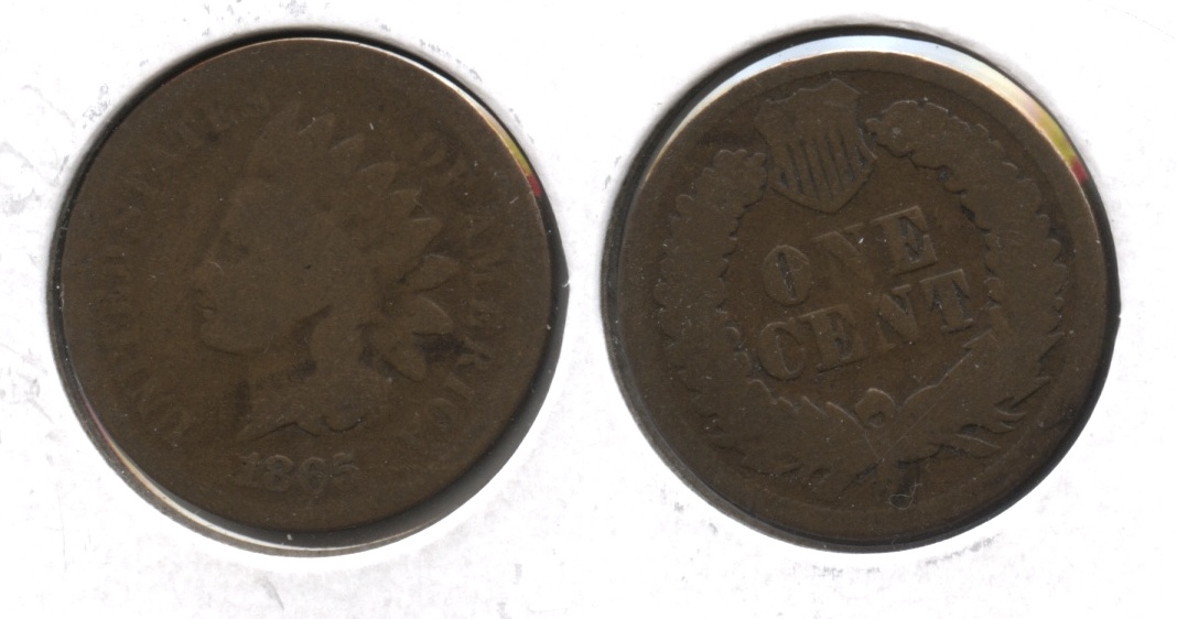 1865 Indian Head Cent Good-4 #bb