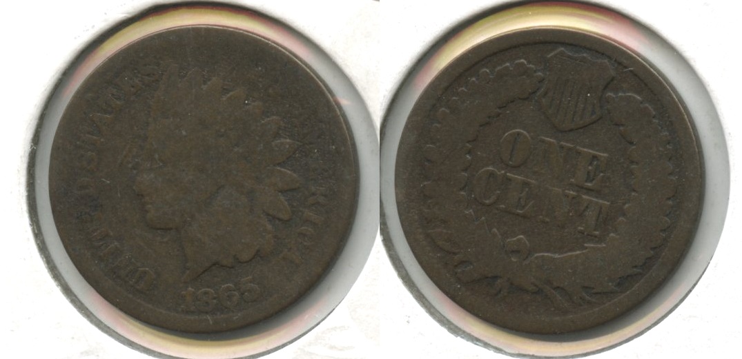 1865 Indian Head Cent Good-4 #bh