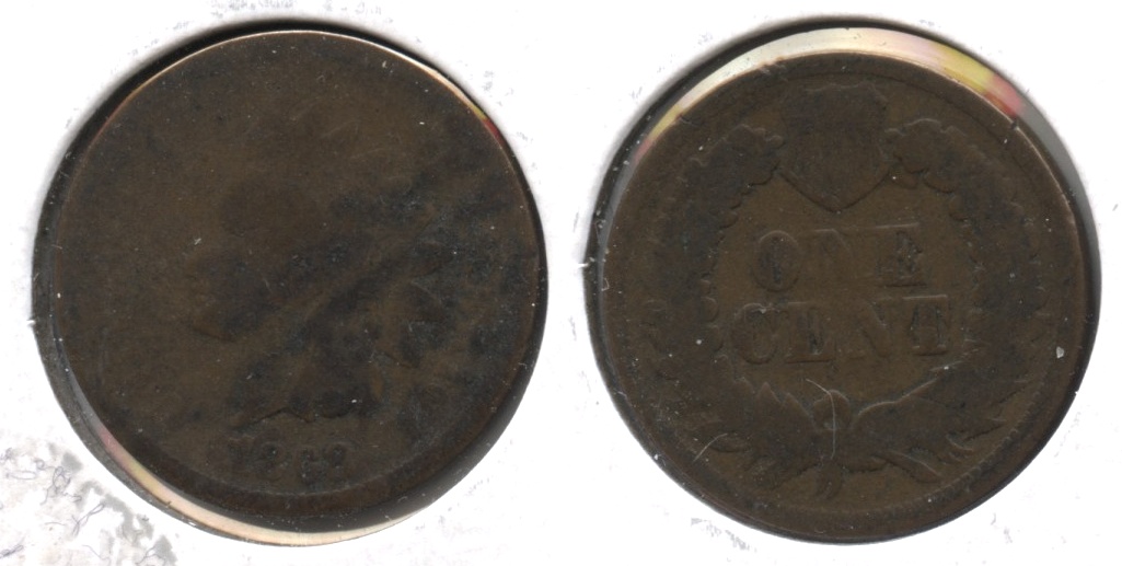 1868 Indian Head Cent AG-3 #h