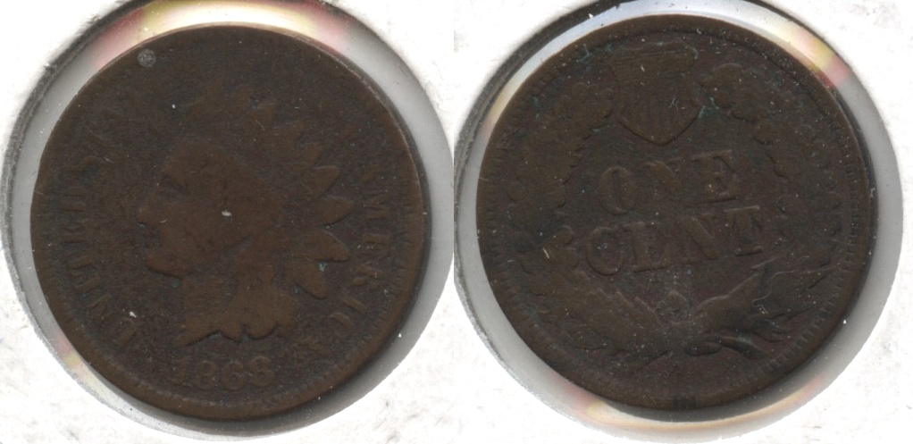 1868 Indian Head Cent AG-3 #i