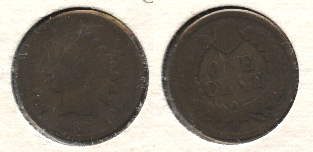 1868 Indian Head Cent Good-4 #k