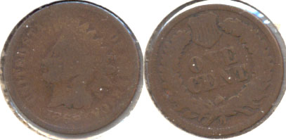 1869 Indian Head Cent AG-3