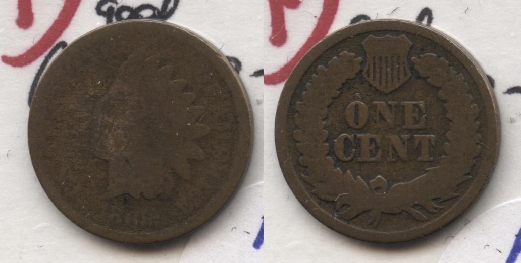1869 Indian Head Cent AG-3 #l