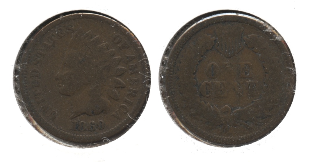 1869 Indian Head Cent Good-4 #j