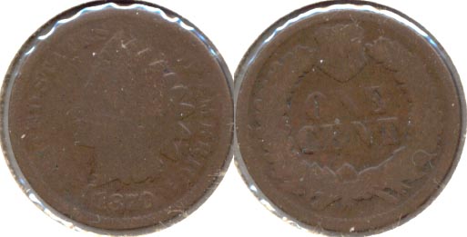 1870 Indian Head Cent Good-4 b