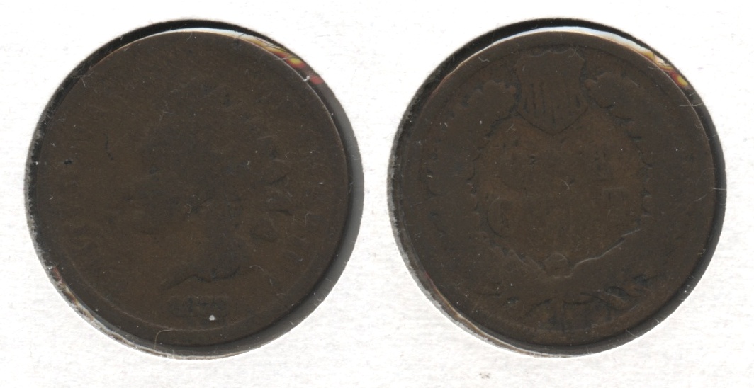 1872 Indian Head Cent AG-3 #g