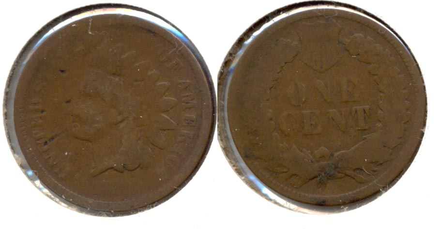 1873 Indian Head Cent AG-3 j