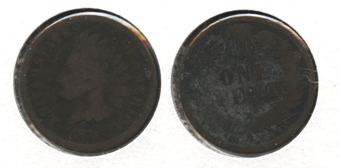 1873 Indian Head Cent AG-3 #n Dark