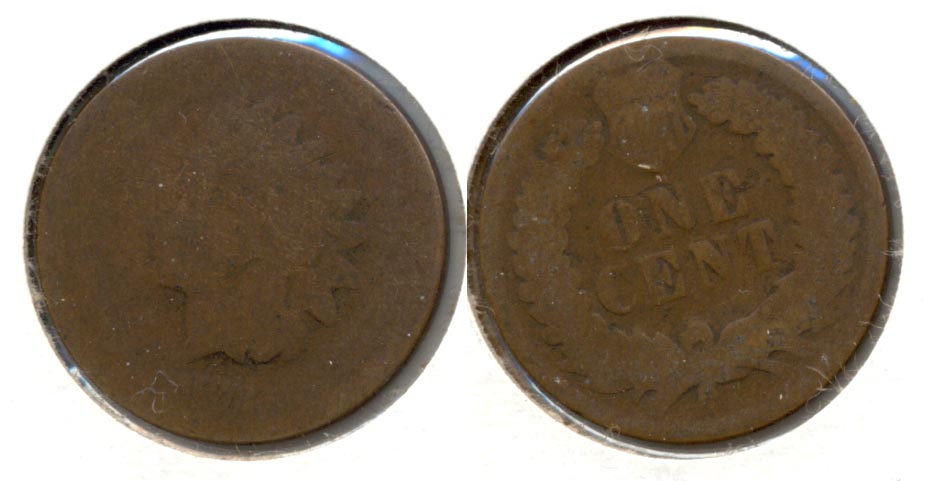 1873 Indian Head Cent Fair-2 b