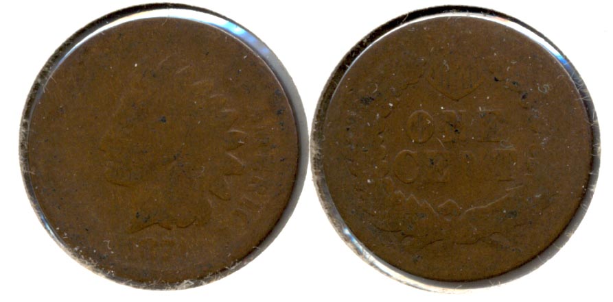 1874 Indian Head Cent Fair-2 c