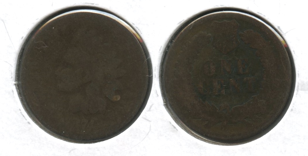 1874 Indian Head Cent Fair-2 #t