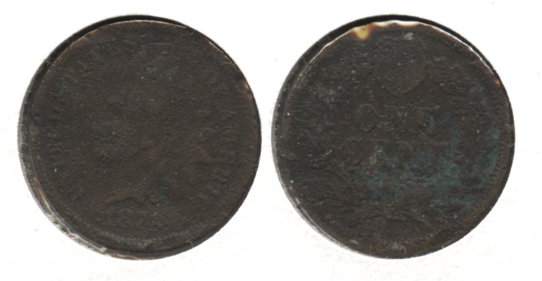 1874 Indian Head Cent Filler #b