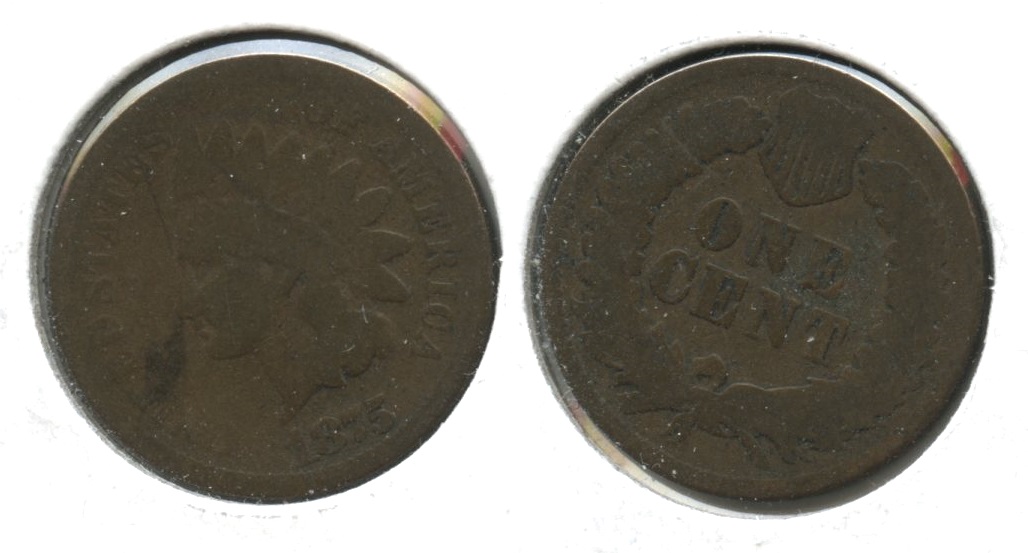 1875 Indian Head Cent AG-3 #ah