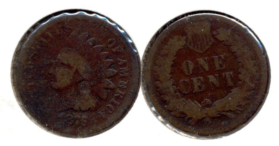 1875 Indian Head Cent AG-3 q