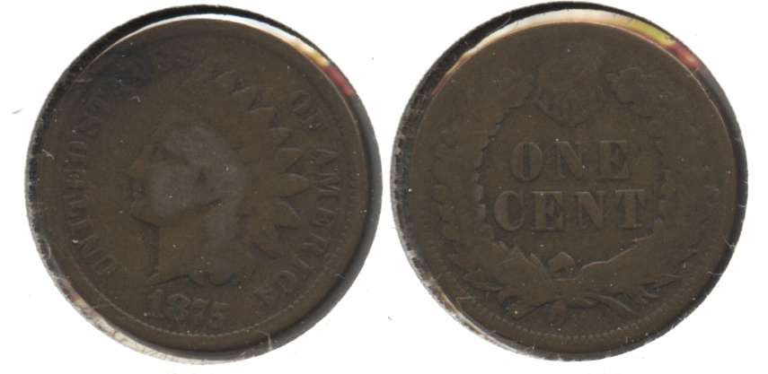 1875 Indian Head Cent Good-4 #ac