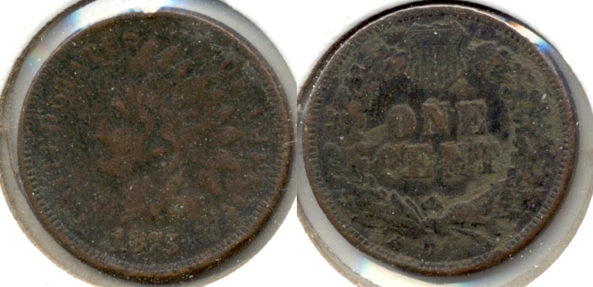 1875 Indian Head Cent Good-4 l Dark Corroded