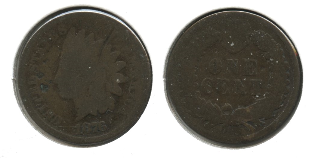 1876 Indian Head Cent Fair-2 #g