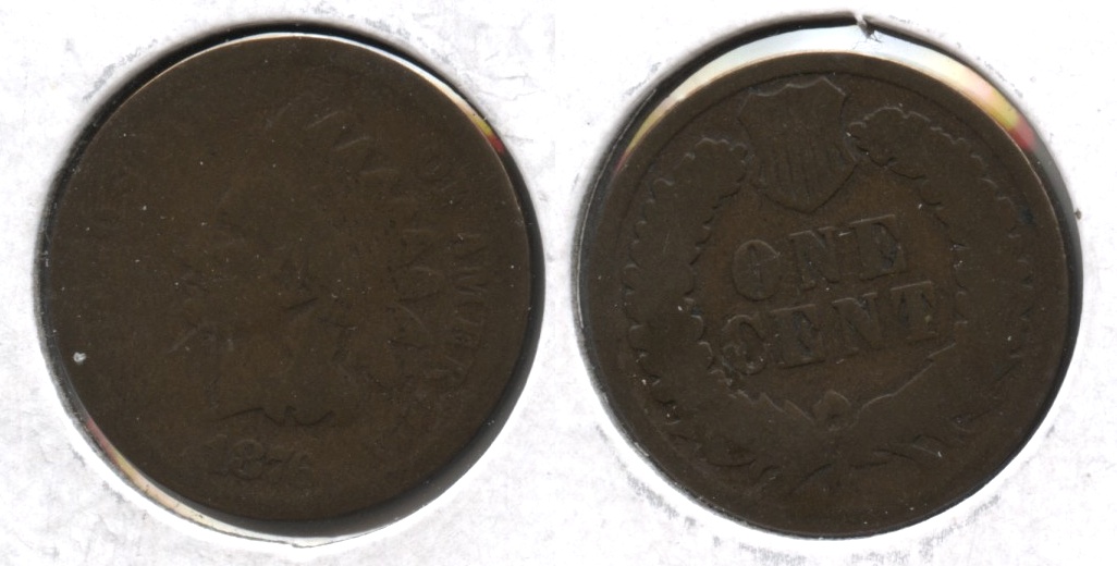 1876 Indian Head Cent Good-4 #l