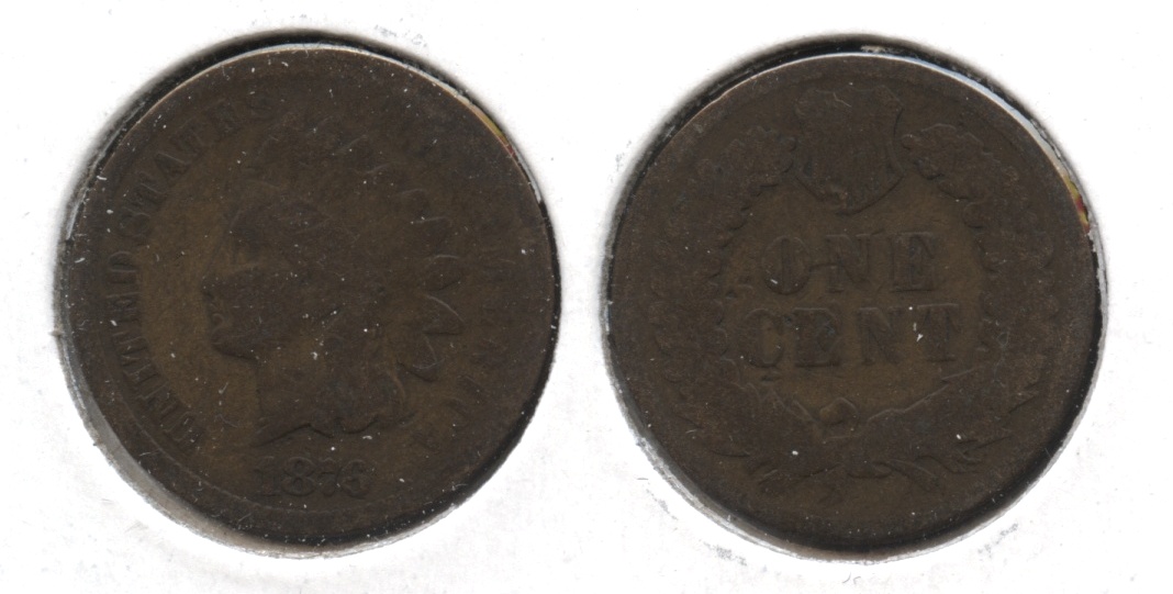 1876 Indian Head Cent Good-4 #v