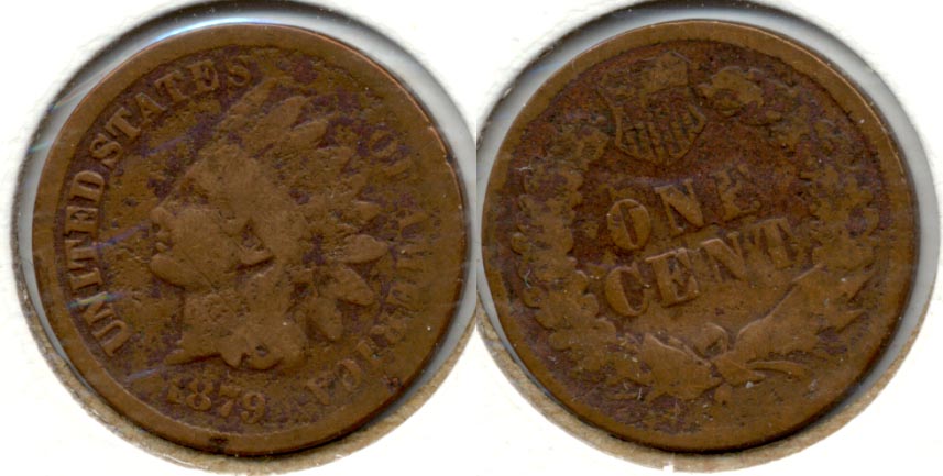 1879 Indian Head Cent Good-4