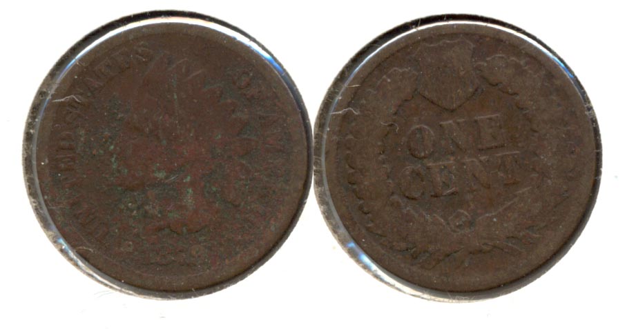 1879 Indian Head Cent Good-4 g Verdigris