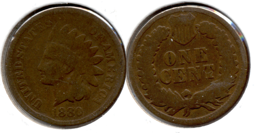 1880 Indian Head Cent Good-4 g