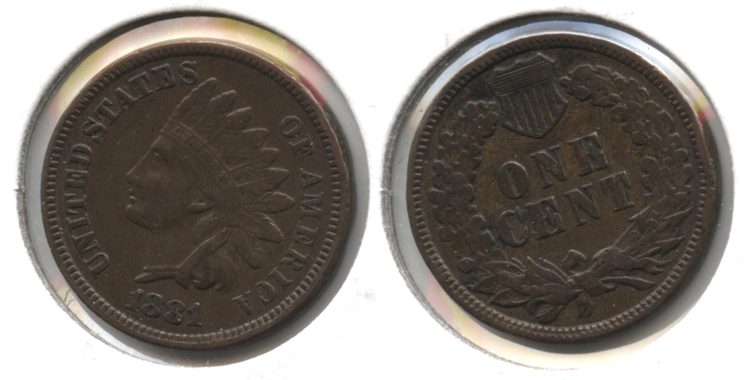 1881 Indian Head Cent EF-40 #f