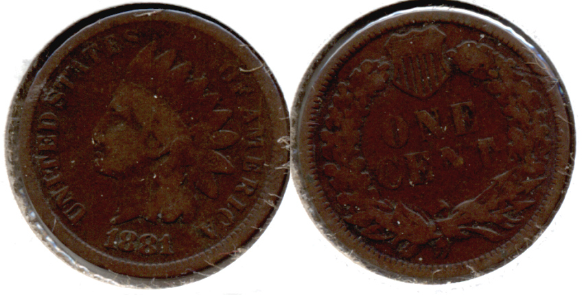 1881 Indian Head Cent Good-4 af