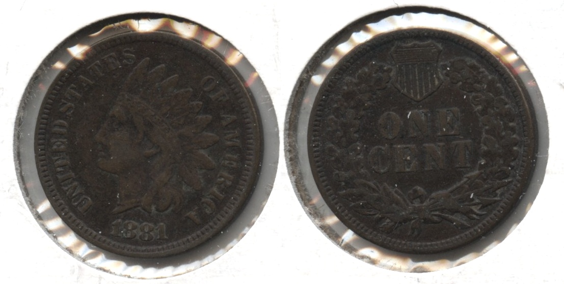 1881 Indian Head Cent VF-20 Dark